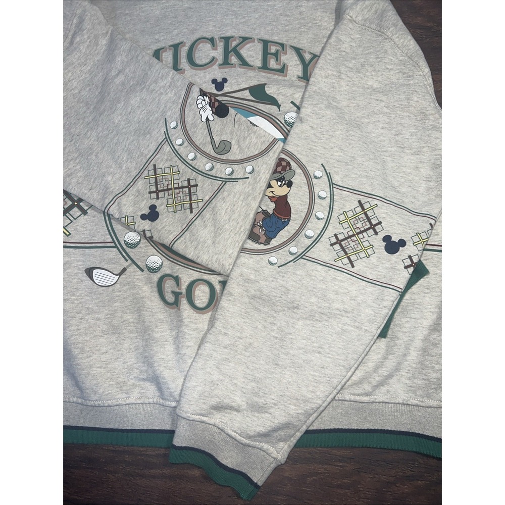 Disney Parks Mickey Golf Crewneck Sweatshirt Size XS Long Sleeve 2025 Release - Picture 5 of 7